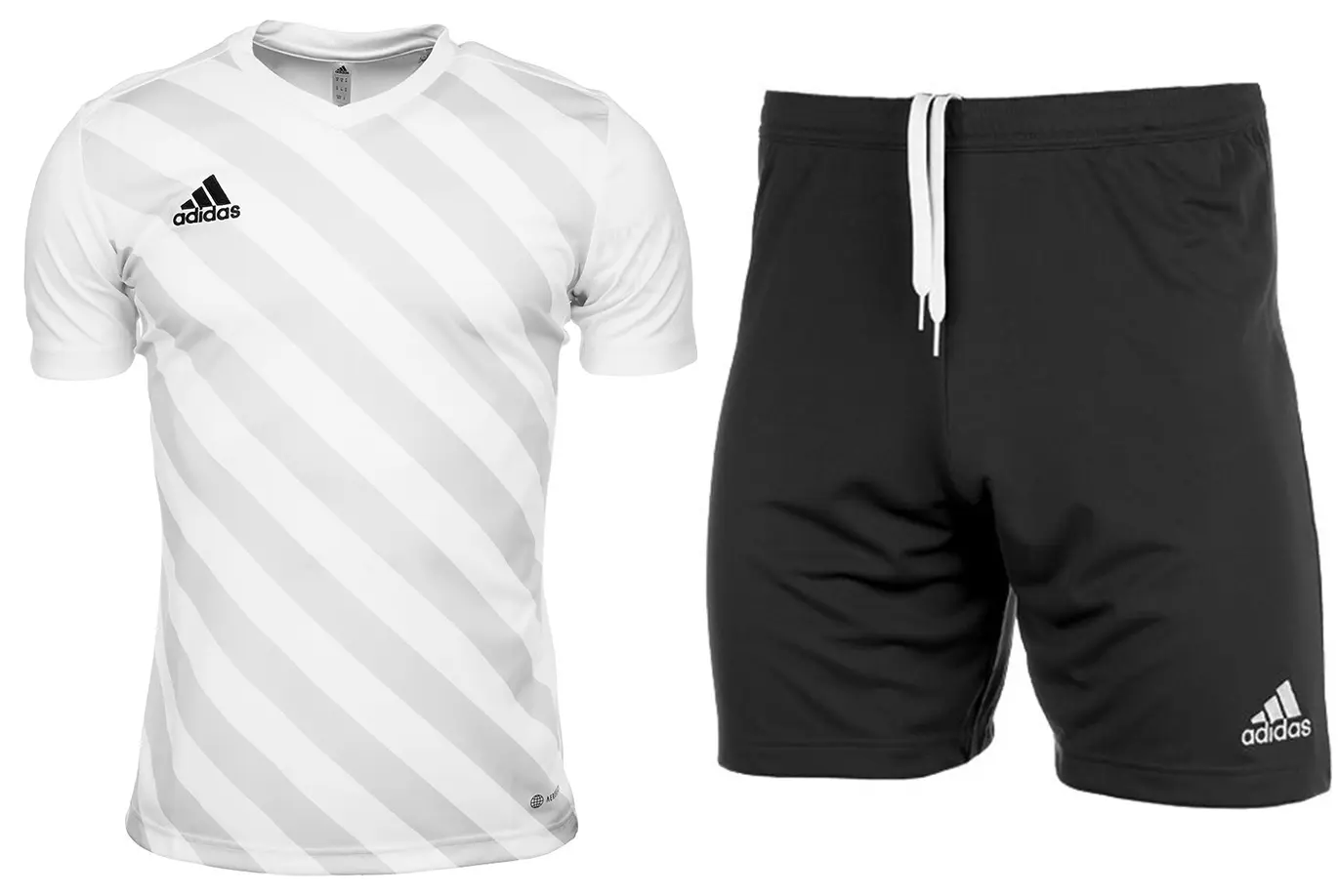 adidas dziecięcy strój sportowy koszulka spodenki Entrada 22 Graphic Jersey HF0120/H57502