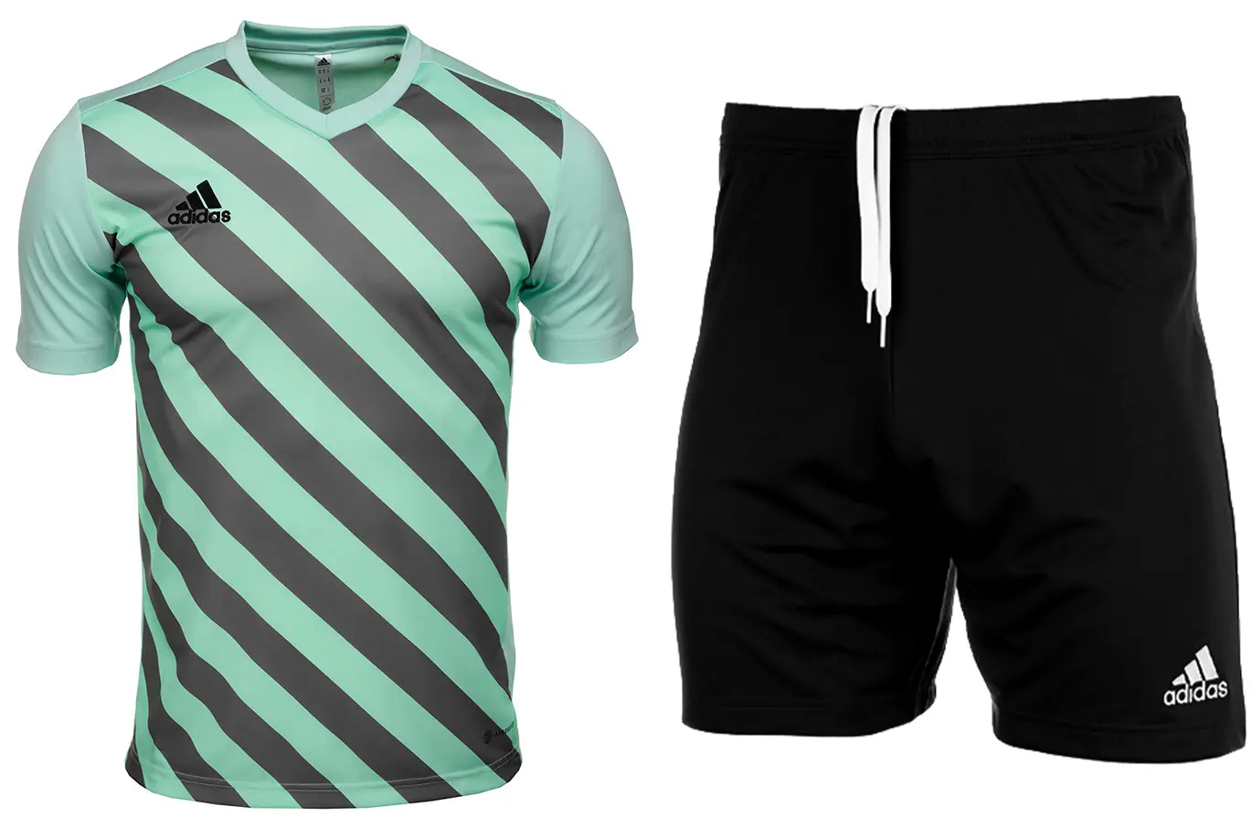 adidas dziecięcy strój sportowy koszulka spodenki Entrada 22 Graphic Jersey HF0127/H57502
