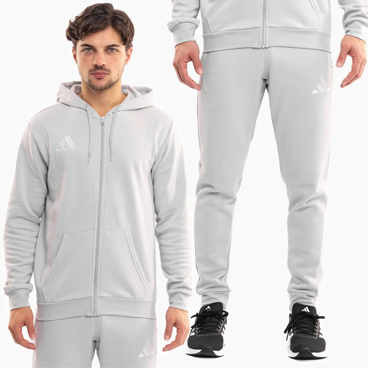 adidas Komplet męski Entrada 26 Full Zip Hoody KF5947/JZ9139