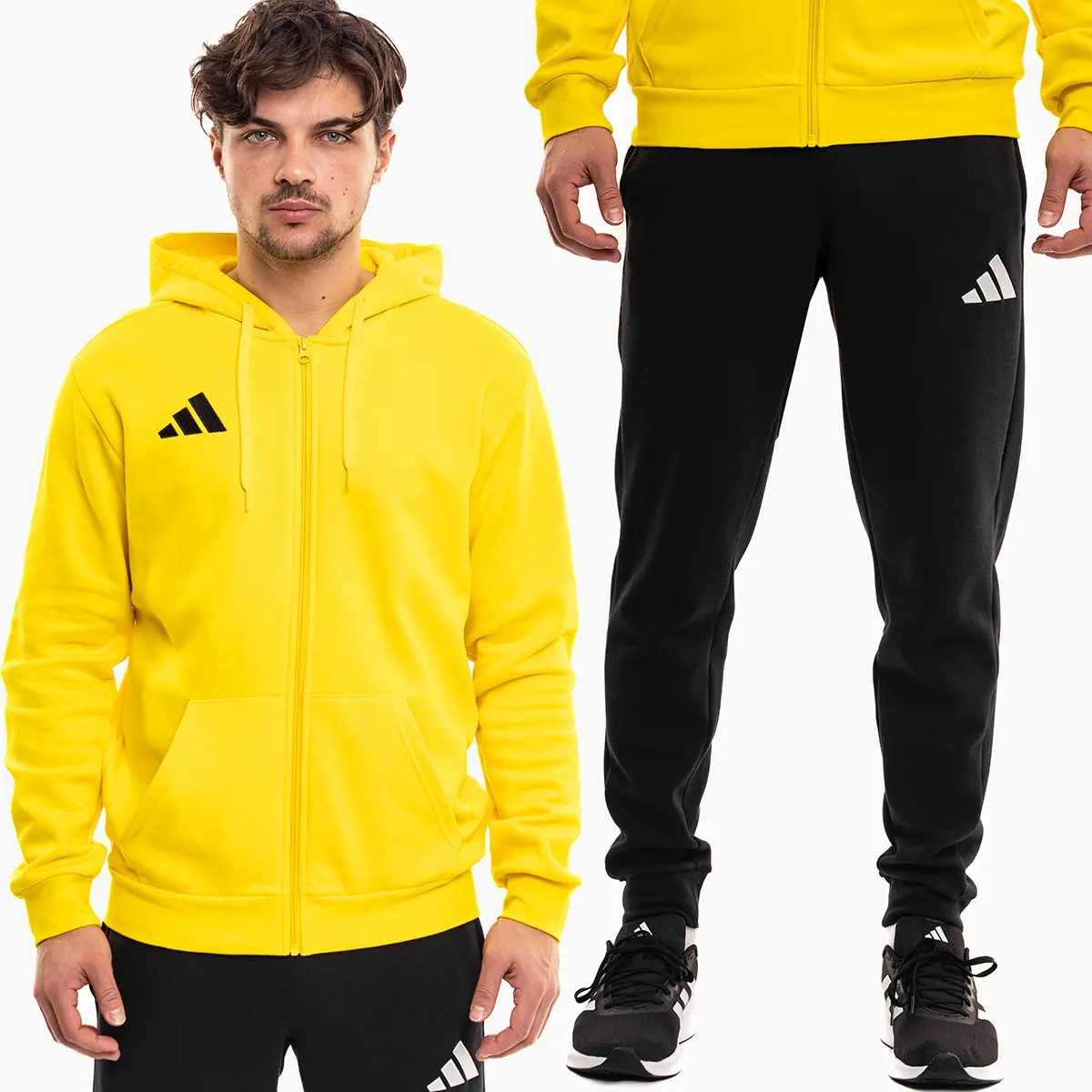 adidas Komplet męski Entrada 26 Full Zip Hoody KF8964/JZ9138