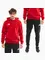 Zdjęcie adidas komplet męski Entrada 26 Hoody czerwony bluza z kapturem i spodnie dresowe JZ6576/JZ9138 wariantu produktu