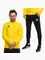Zdjęcie adidas komplet męski Entrada 26 Track żółty bluza rozpinana i spodnie dresowe JZ6588/KE9848 wariantu produktu