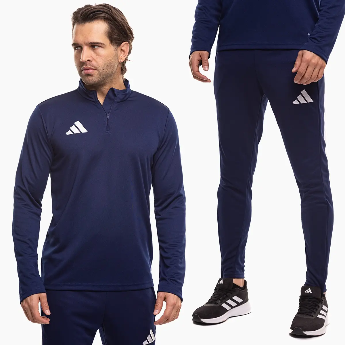 adidas komplet męski Entrada 26 Training granatowy bluza i spodnie dresowe JZ6651/KE9847