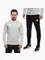 Zdjęcie adidas komplet męski Entrada 26 Training szary bluza i spodnie dresowe JZ6654/KE9848 wariantu produktu