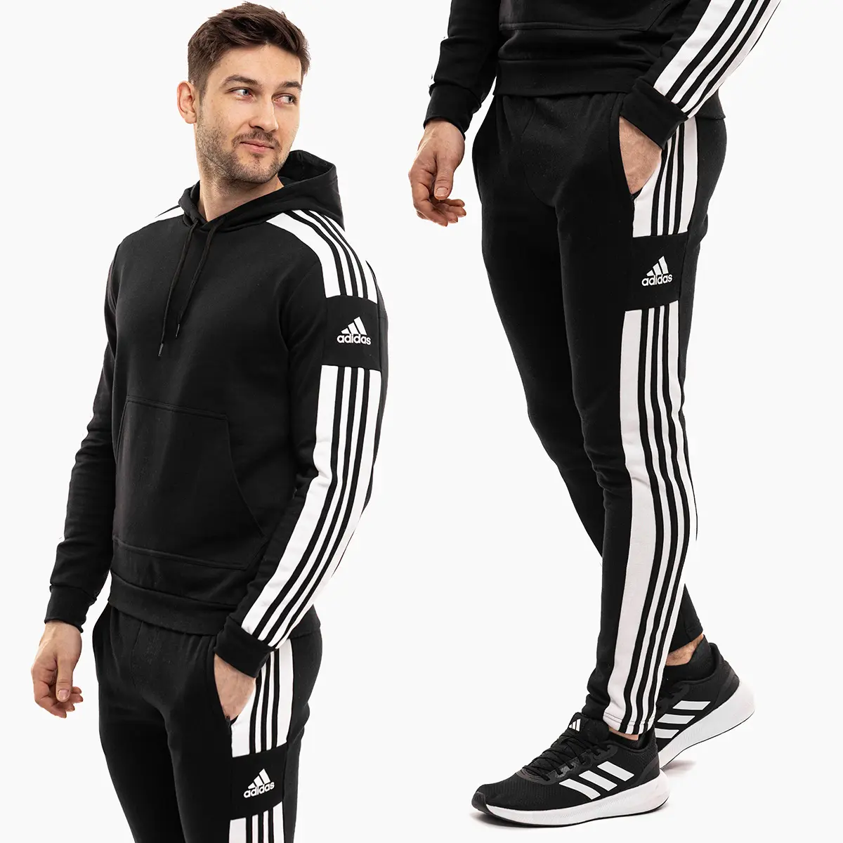 adidas Komplet męski Squadra 21 Sweat GT6634/GT6642