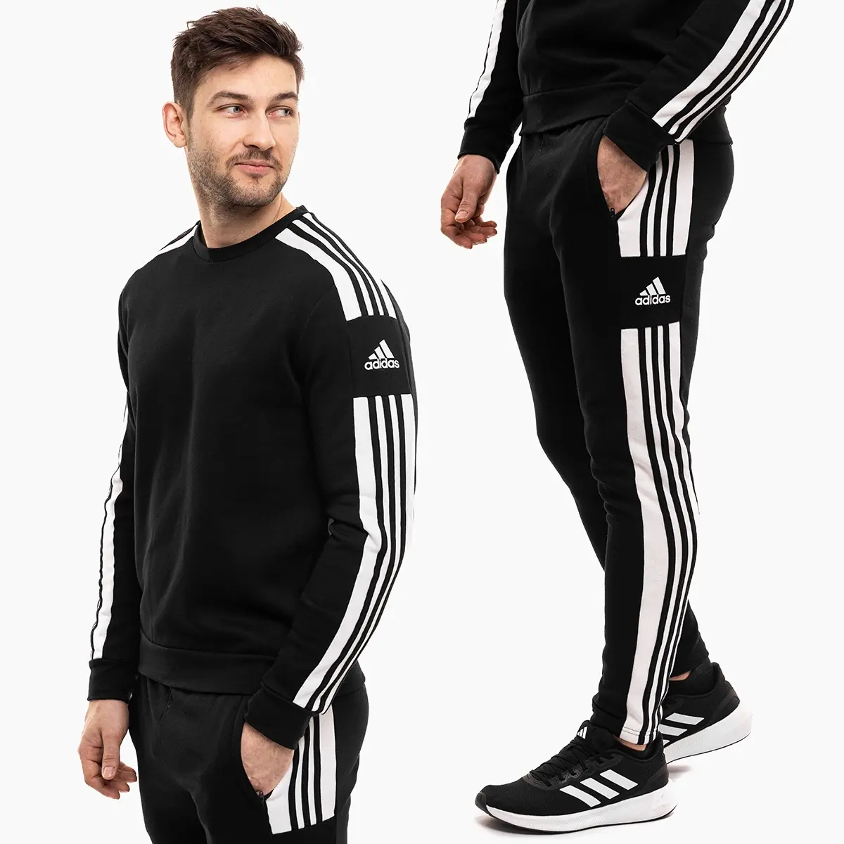 adidas Komplet męski Squadra 21 Sweat GT6638/GT6642