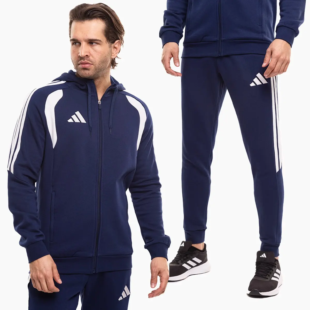 adidas Komplet męski Tiro 26 League Full Zip Hoodie KF3320/JY7153
