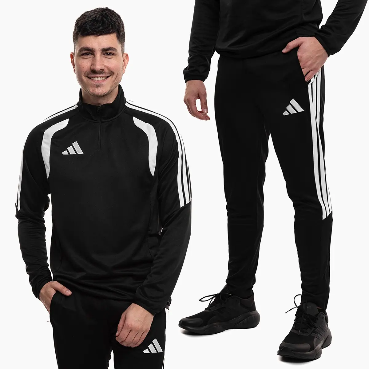 adidas komplet męski Tiro 26 League czarny bluza i spodnie dresowe JY9688/JY7113