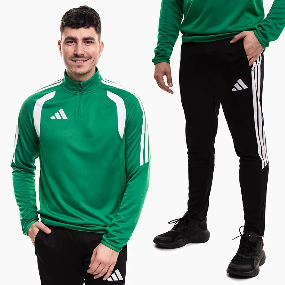 adidas komplet męski Tiro 26 League zielony bluza i spodnie dresowe JY9691/JY7113