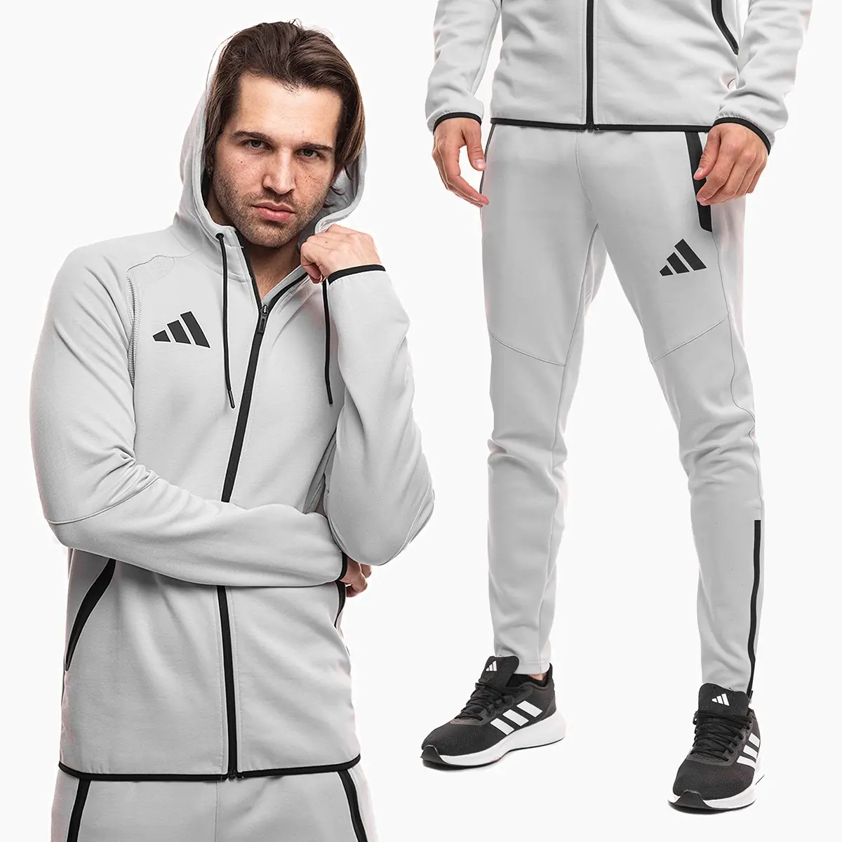 Komplet męski adidas Tiro 26 Travel Sweat KF6077/KF6071