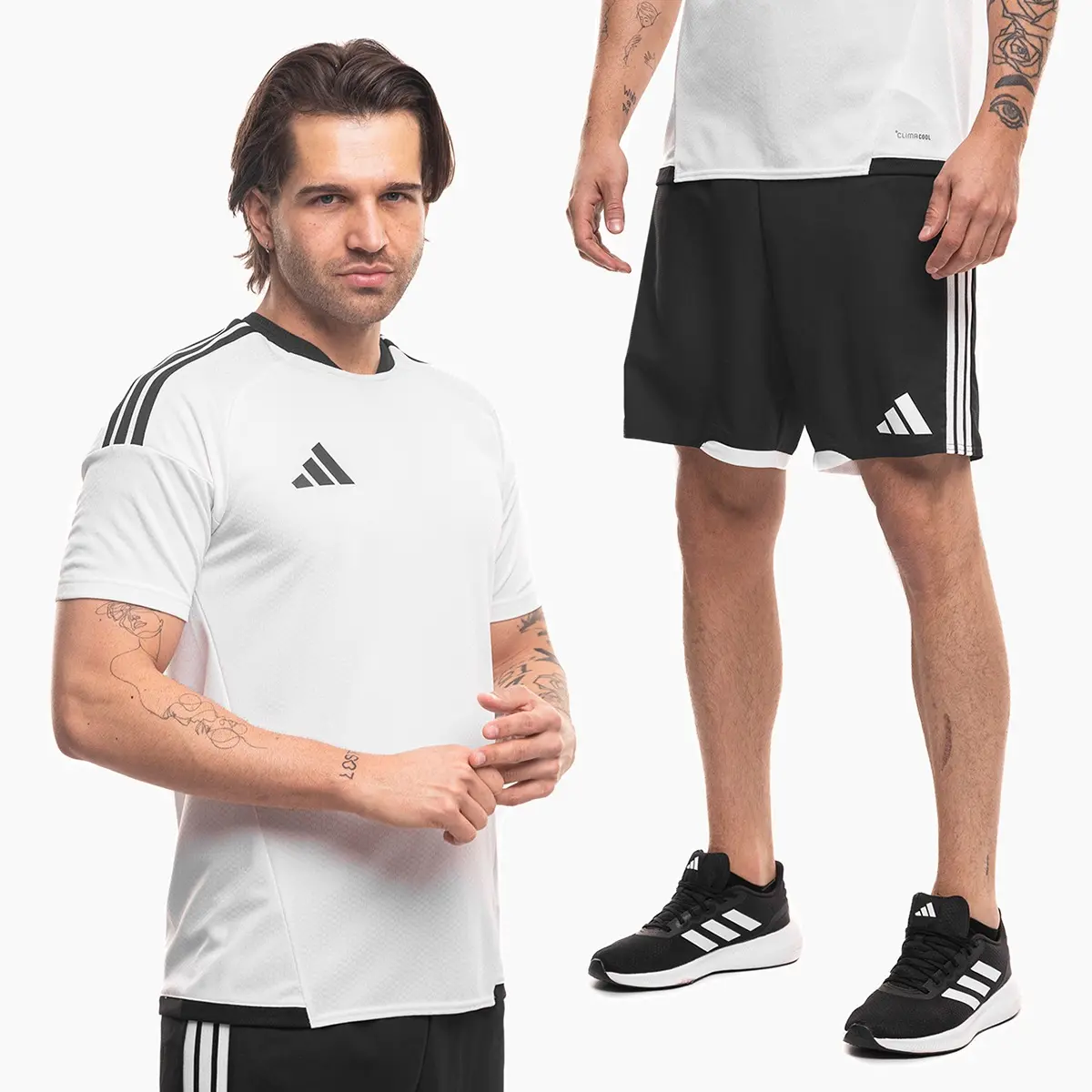 adidas komplet męski Tiro 26 Competition Match biały koszulka piłkarska i spodenki KA6167/KA6181