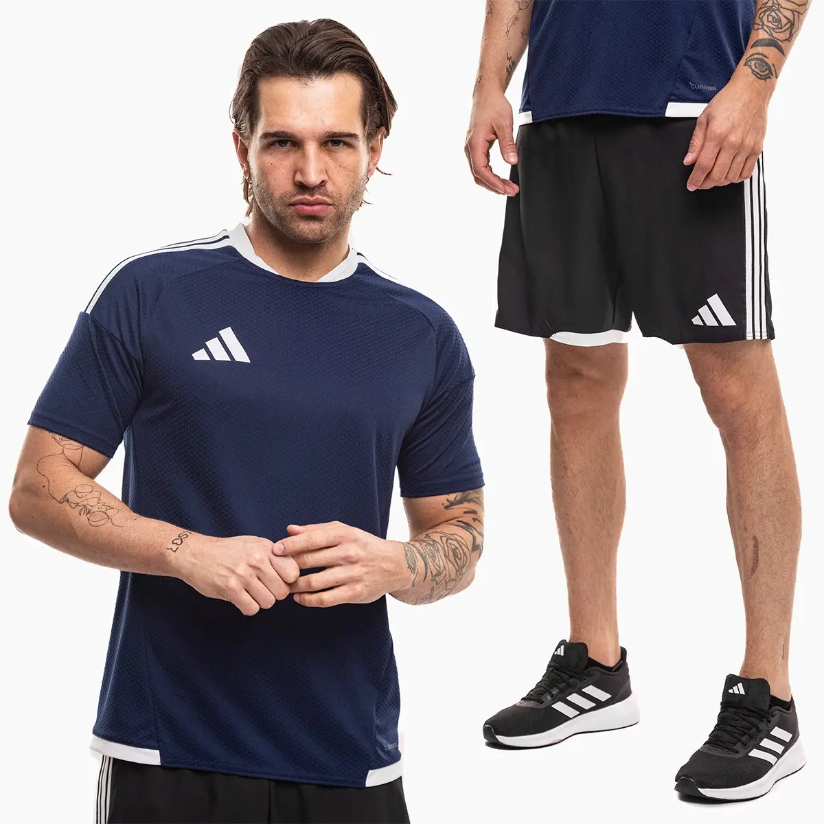 adidas komplet męski Tiro 26 Competition Match granatowy koszulka piłkarska i spodenki KA6168/KA6181
