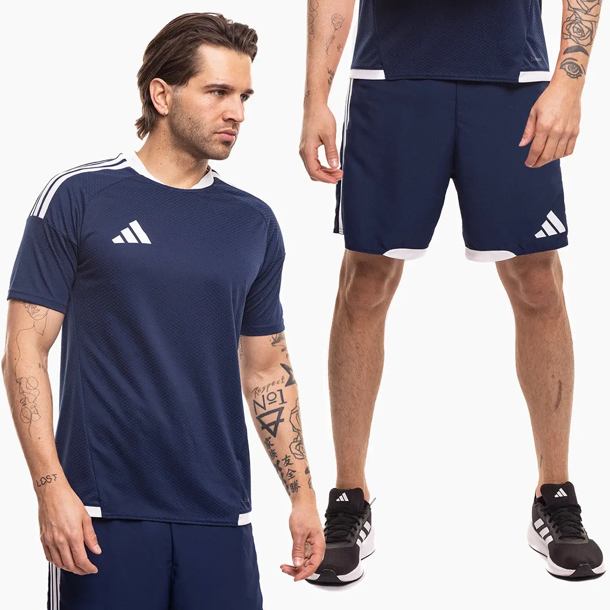 adidas komplet męski Tiro 26 Competition Match granatowy koszulka piłkarska i spodenki KA6168/KA6182