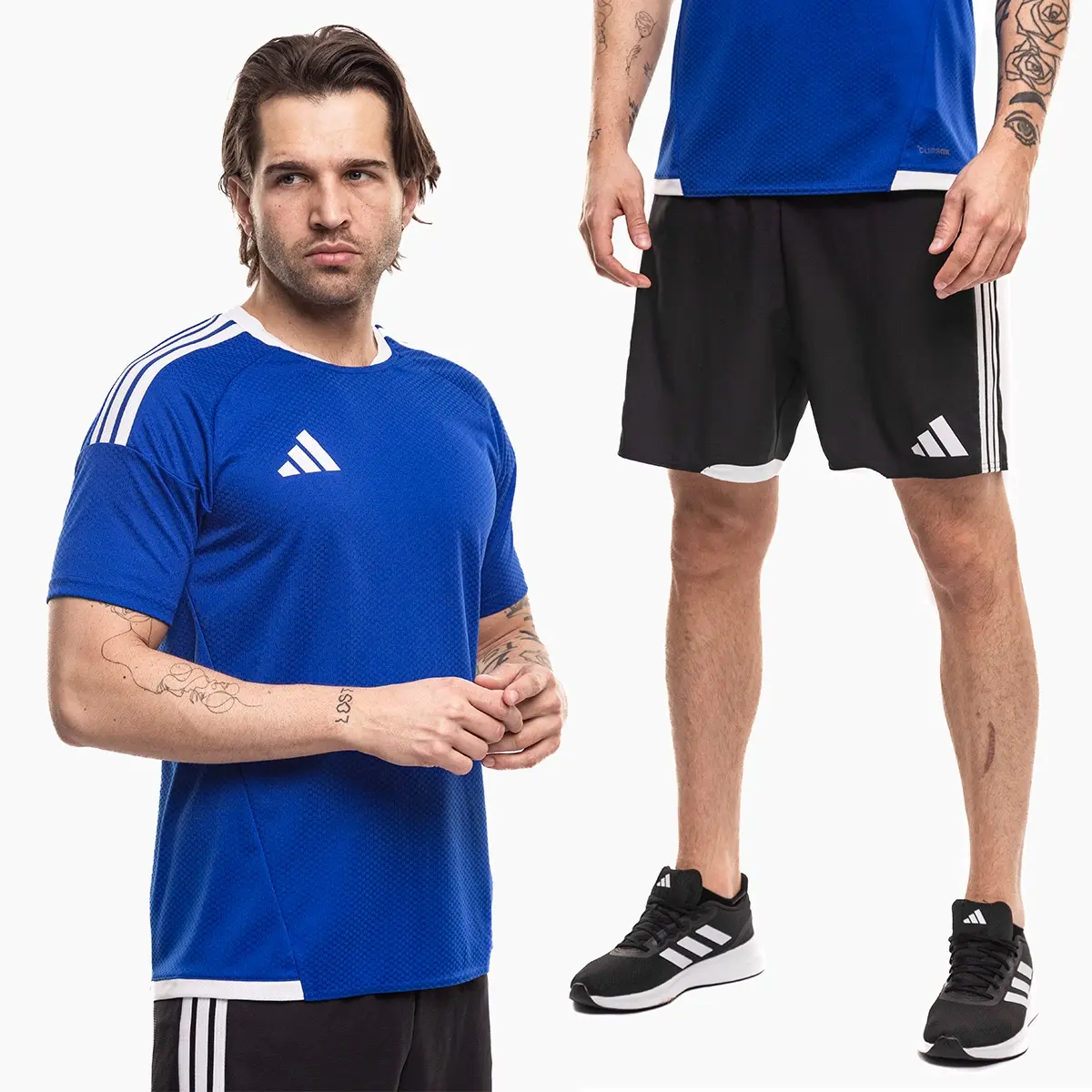 adidas komplet męski Tiro 26 Competition Match niebieski koszulka piłkarska i spodenki KA6172/KA6181