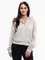 Zdjęcie Bluza damska adidas Essentials 3-Stripes French Terry Quarter-Zip Hoodie JN1958 wariantu produktu