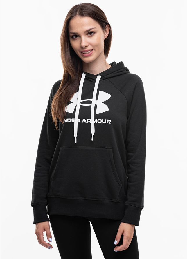 Under Armour Bluza Damska Z Kapturem Rival Fleece Logo Hoodie 1356318 001 Under Armour Bluza Damska Z Kapturem Rival Fleece Logo Hoodie 1356318 001