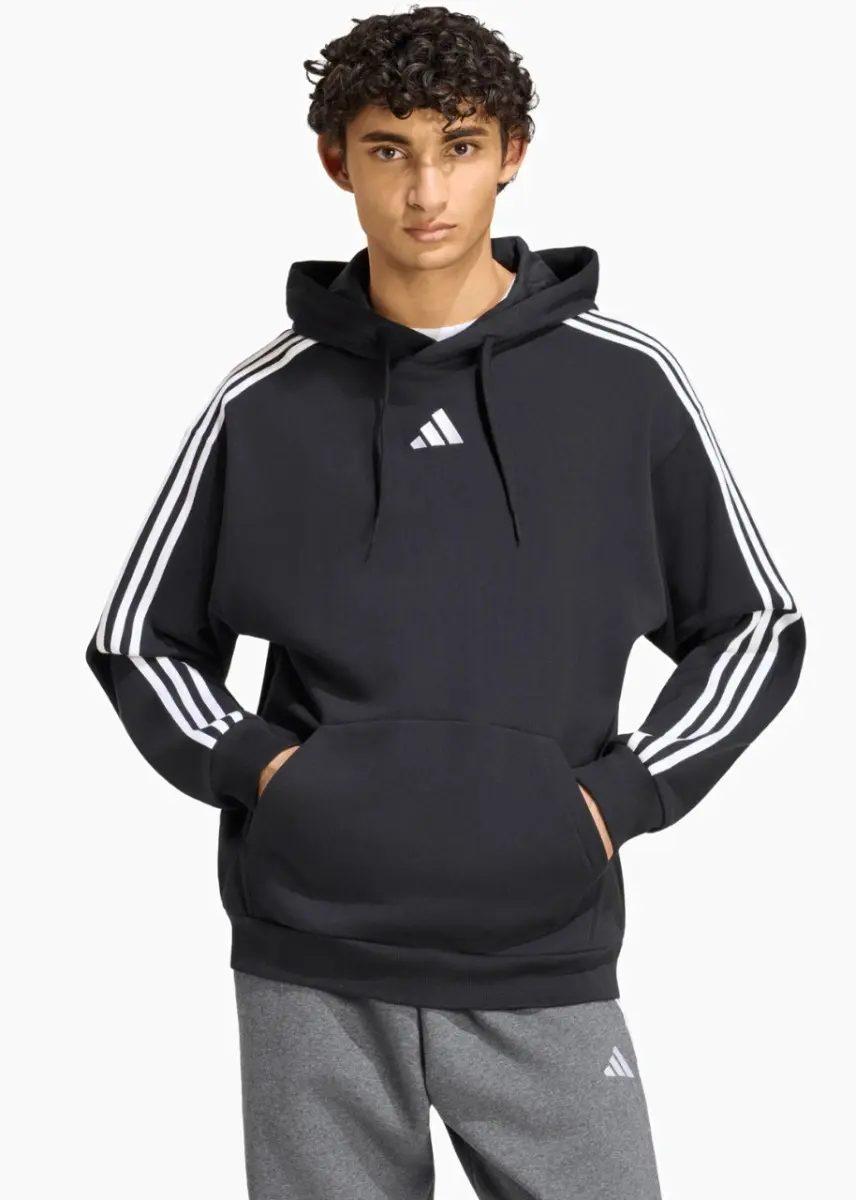 Bluza męska z kapturem adidas Essentials 3-Stripes French Terry Hoodie KY6605