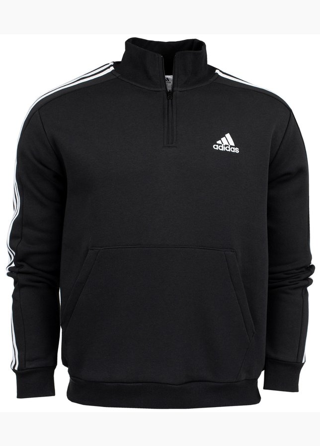 adidas Bluza męska Essentials Fleece 3-Stripes 1/4-Zip HZ6235 adidas Bluza męska Essentials Fleece 3-Stripes 1/4-Zip HZ6235
