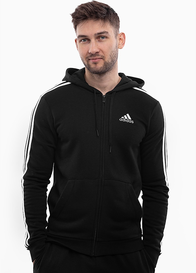 adidas Bluza Męska Essentials Full-Zip Hoodie GK9051 adidas Bluza Męska Essentials Full-Zip Hoodie GK9051