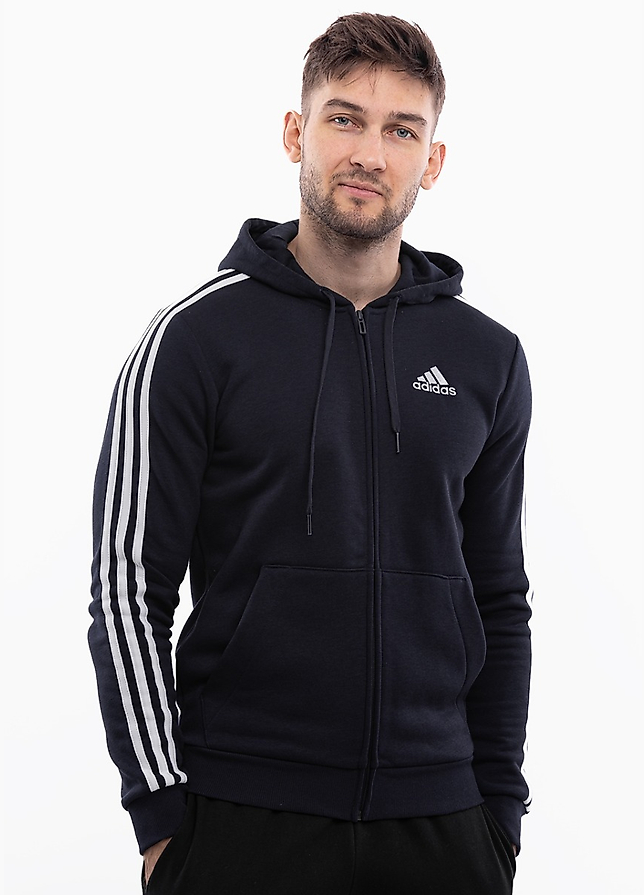adidas Bluza Męska Essentials Full-Zip Hoodie GK9053 adidas Bluza Męska Essentials Full-Zip Hoodie GK9053
