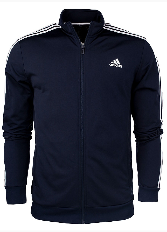adidas Bluza męska Primegreen Essentials Warm-Up 3-Stripes H46100 adidas Bluza męska Primegreen Essentials Warm-Up 3-Stripes H46100