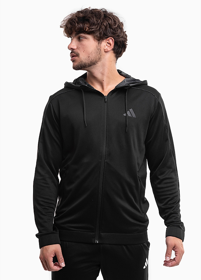 Bluza męska adidas SEA FZ HD czarna JV7243 Bluza męska adidas SEA FZ HD czarna JV7243