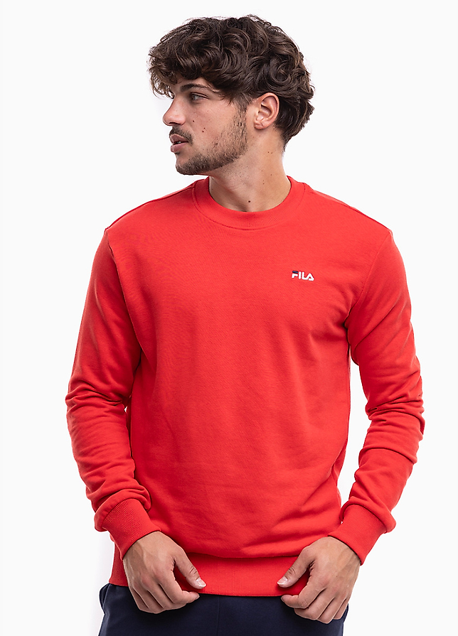Fila Bluza męska Leverano Regular Crew Sweat FAM0876 30002 Fila Bluza męska Leverano Regular Crew Sweat FAM0876 30002
