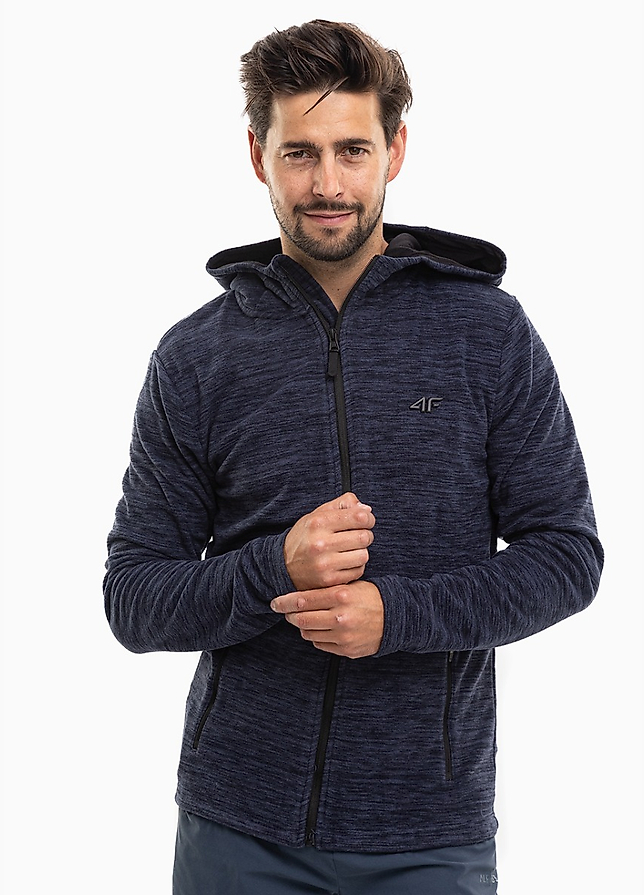 4F Bluza męska polarowa H4Z22 PLM351 30M 4F Bluza męska polarowa H4Z22 PLM351 30M