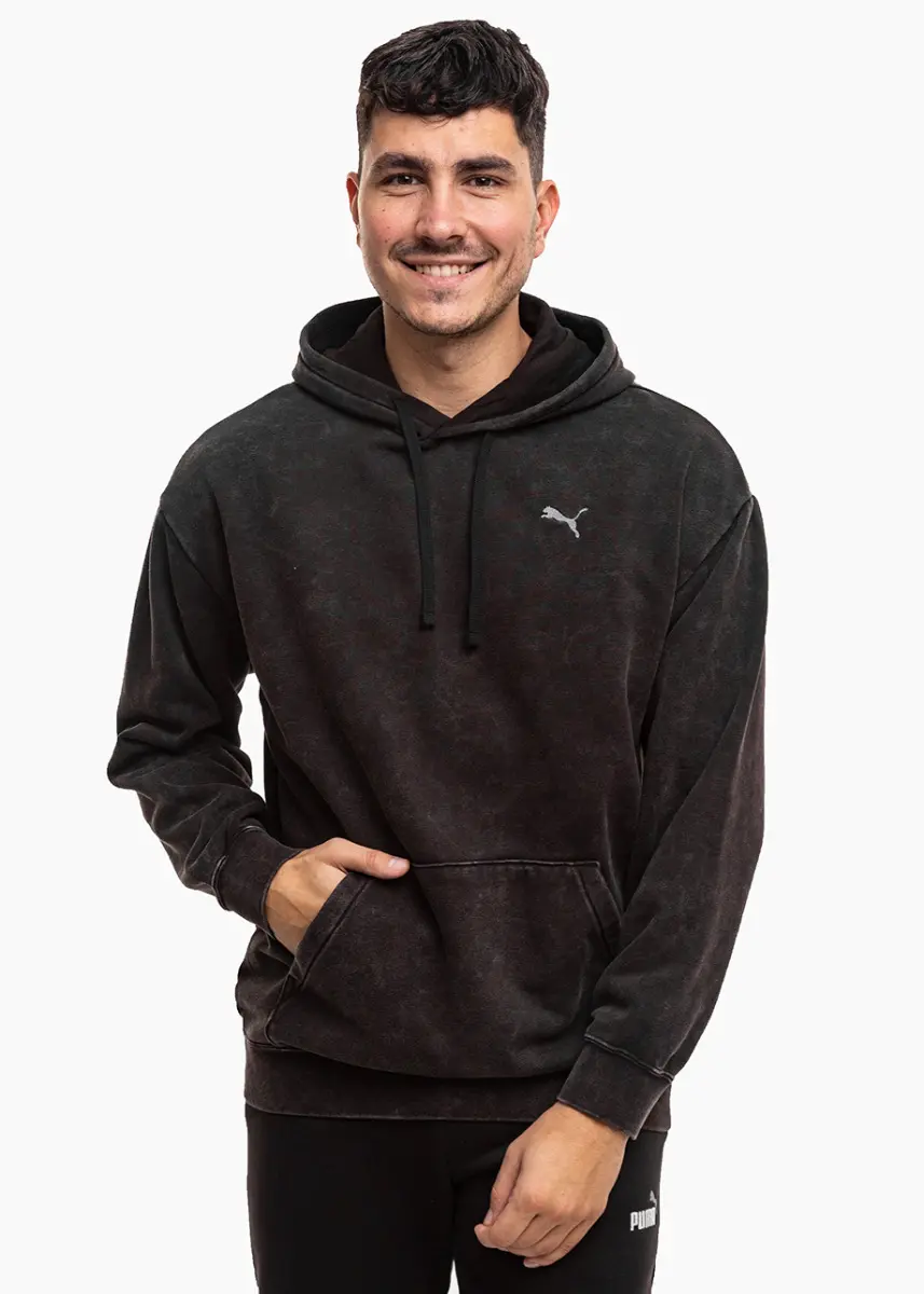 PUMA Bluza męska ESS Elevated Relaxed Wash Hoodie 688049 01