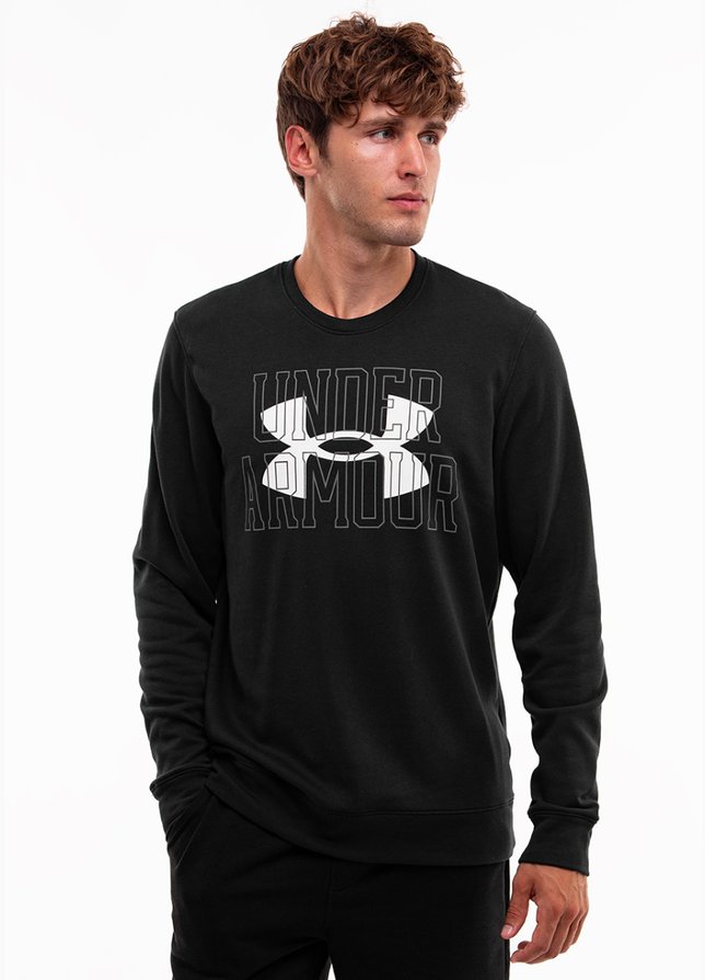 Under Armour Bluza męska UA Rival Terry Logo Crew 1370391 001 Under Armour Bluza męska UA Rival Terry Logo Crew 1370391 001
