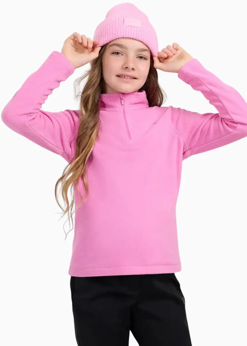 Bluza polarowa dla dziewczynki 4F F060 4FJWAW25UFLEF060 55S