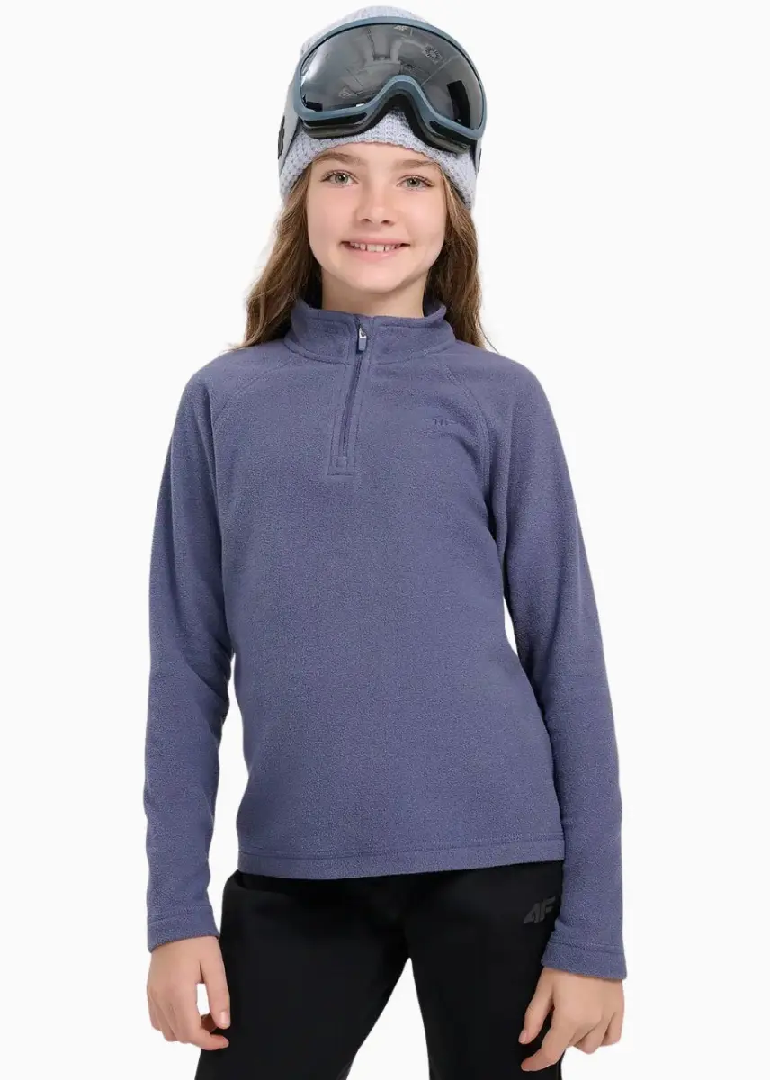 Bluza polarowa dla dziewczynki 4F F060 4FJWAW25UFLEF060 31S