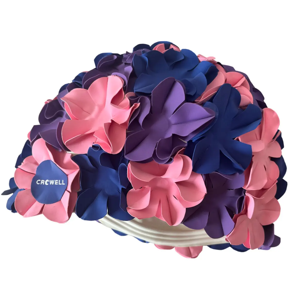 Crowell Czepek pływacki Kwiaty Flower 04