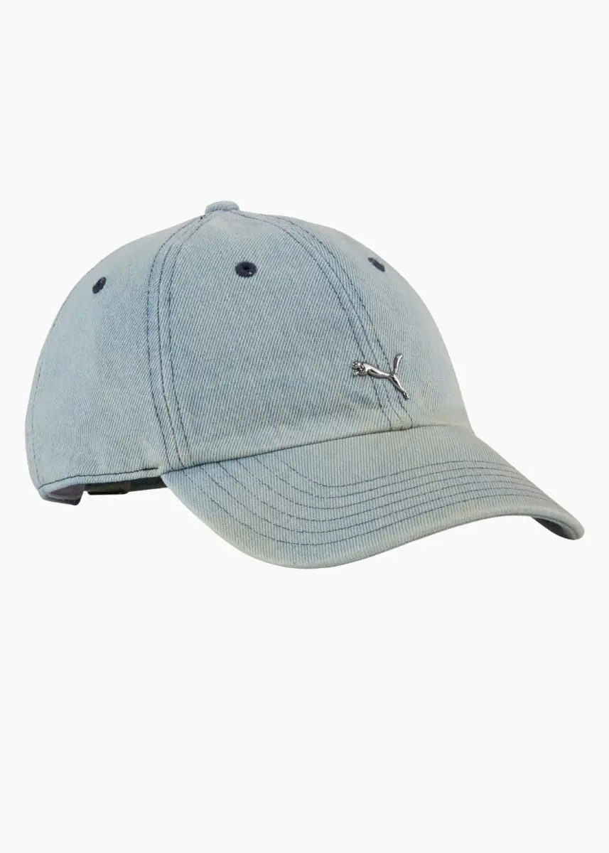 Czapka z daszkiem Puma Wardrobe Ess Matal Dad bawełniana unisex 25968 07