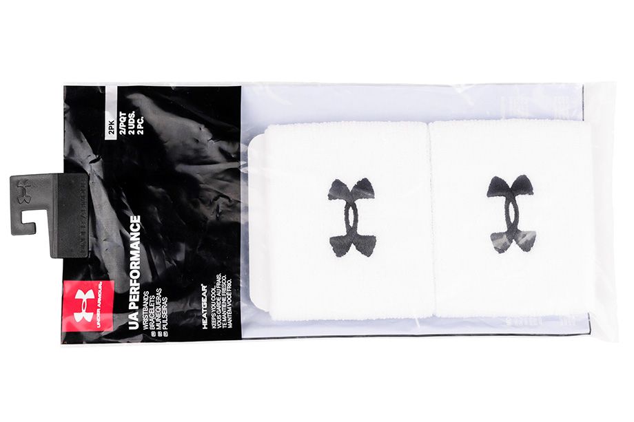Under Armour frotki na rękę Performance Wristbands 1276991 100