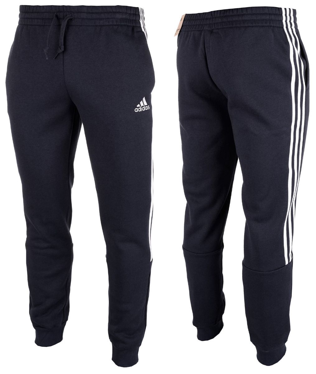 adidas Spodnie Męskie Essentials Tapered Cuff 3 Stripes GK8977
