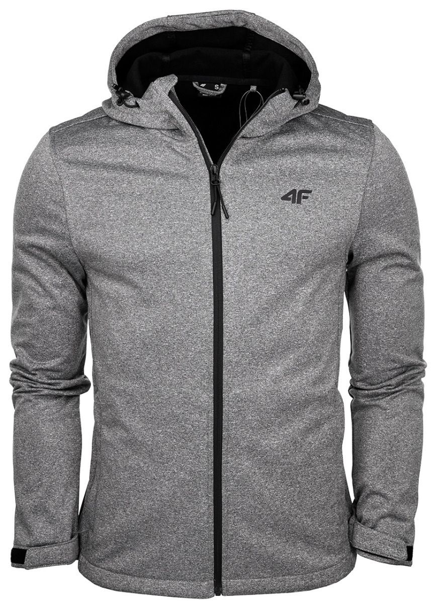 4F Kurtka Męska Softshell Zasuwana Z Kapturem NOSH4 SFM001 27M