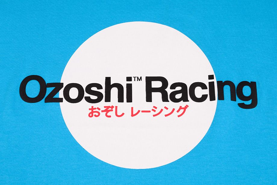 Ozoshi koszulka męska Yoshito niebieska O20TSRACE005