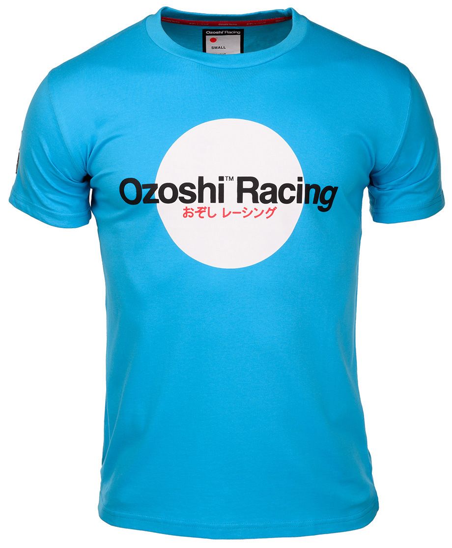 Ozoshi koszulka męska Yoshito niebieska O20TSRACE005