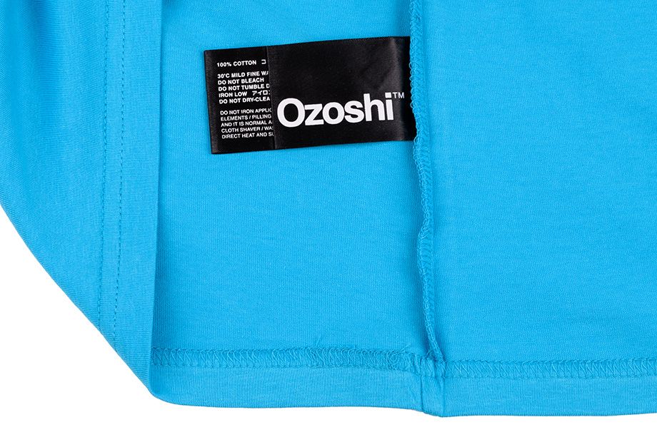 Ozoshi koszulka męska Yoshito niebieska O20TSRACE005