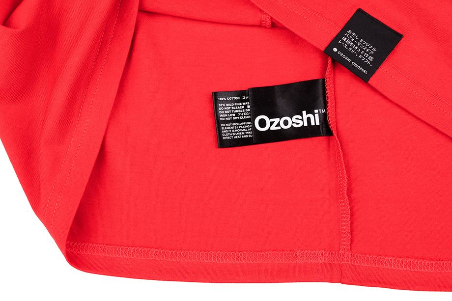 Ozoshi koszulka męska Atsumi czerwona TSH O20TS007