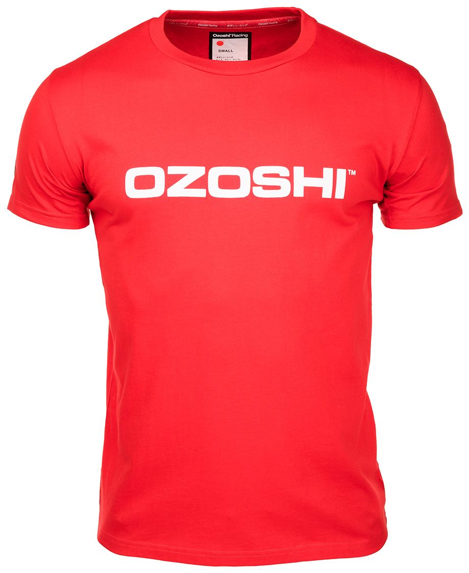 Ozoshi koszulka męska Naoto czerwona O20TSRACE004