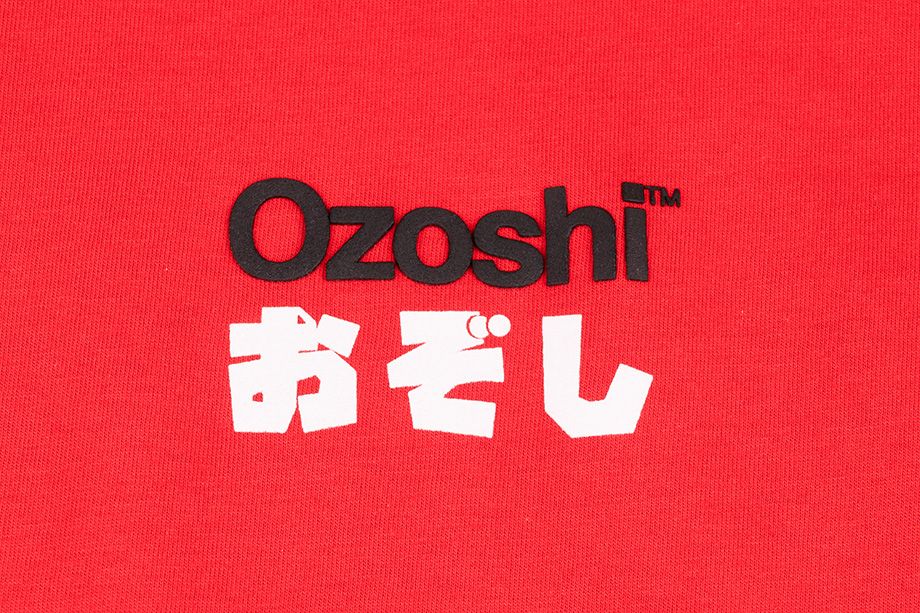 Ozoshi koszulka męska Isao czerwona TSH O20TS005