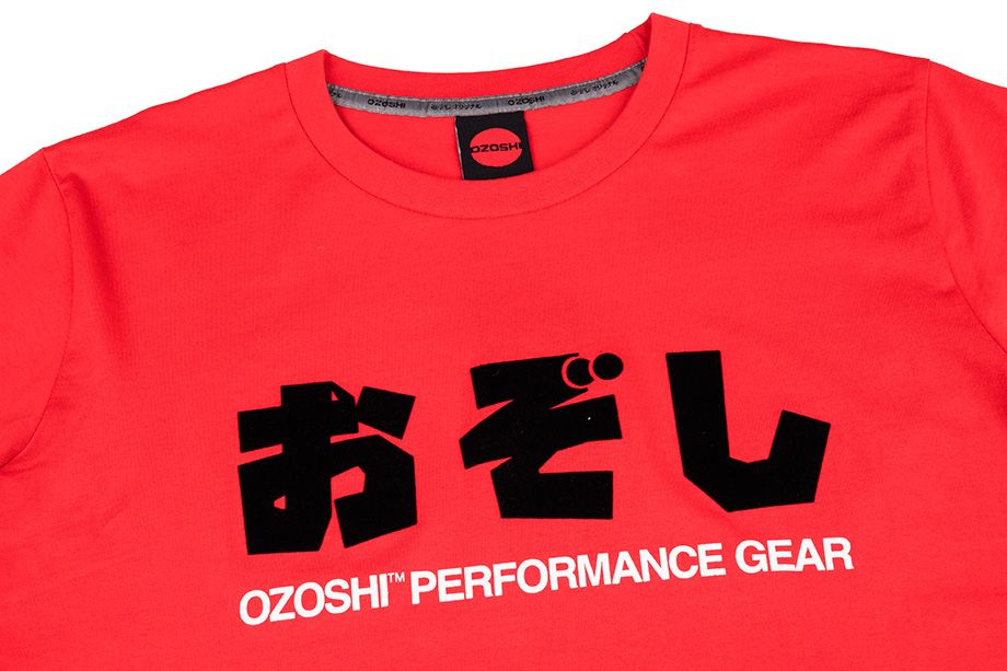 Ozoshi koszulka męska Haruki czerwona TSH O20TS011