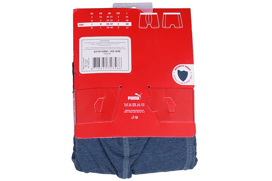 PUMA bokserki męskie Basic Boxer 2P 521015001 162