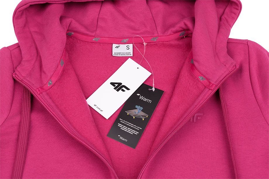 4F Bluza damska z kapturem zasuwana NOSH4 BLD353 53S