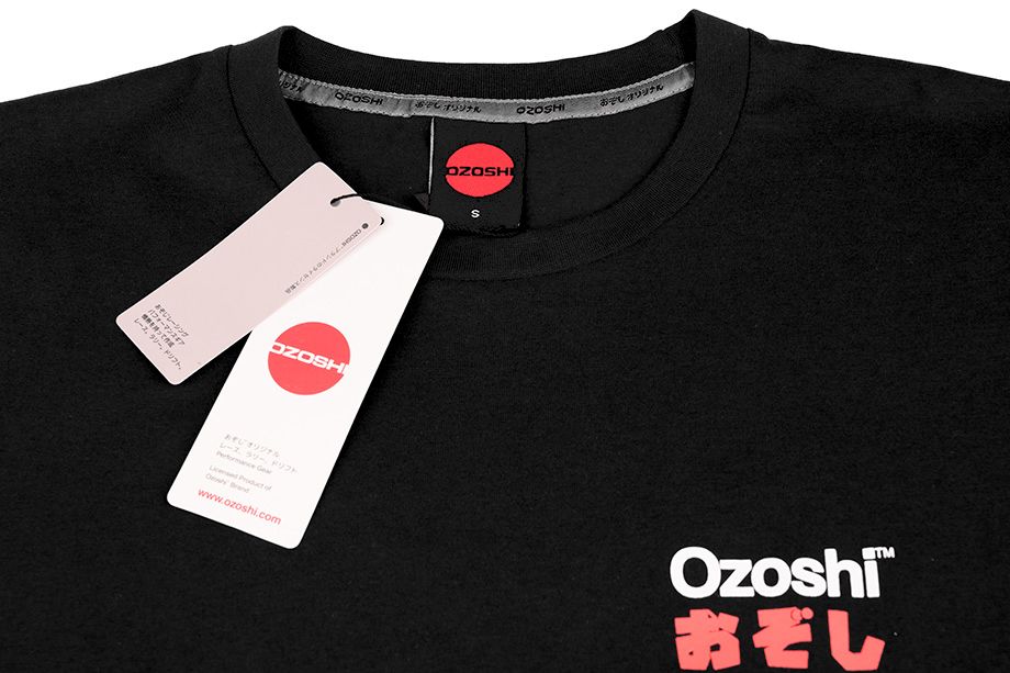 Ozoshi koszulka męska Isao czarna TSH O20TS005