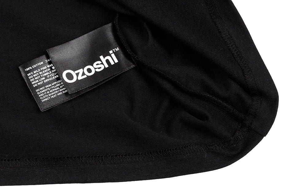 Ozoshi koszulka męska Hiroki czarna O20TSBR004