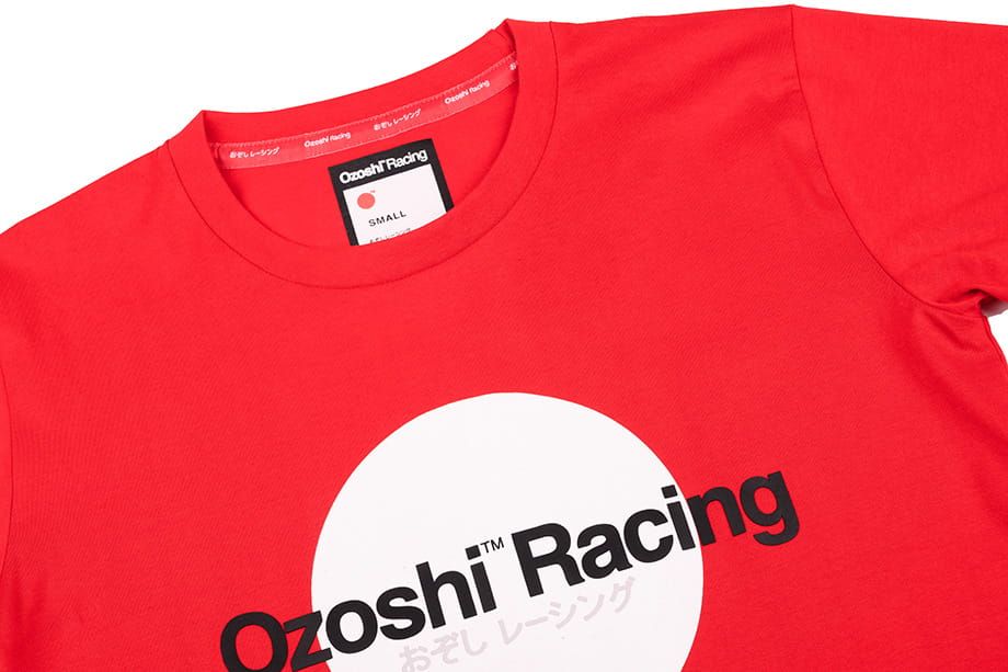 Ozoshi koszulka męska Yoshito czerwona O20TSRACE005