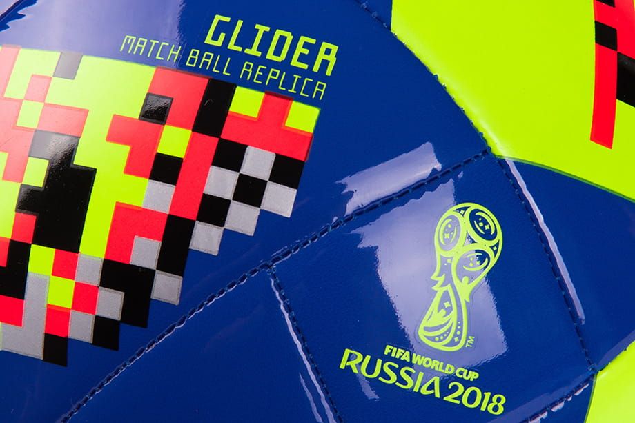 adidas Piłka Telstar MŚ Rosja 2018 Glider r.5 CW4687